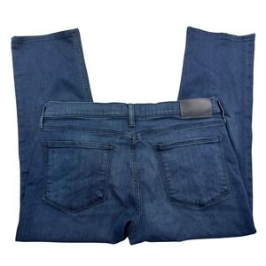 Paige Federal Jeans Mens 34 x 25 Short Dark Wash Slim Straight Stretch Pants